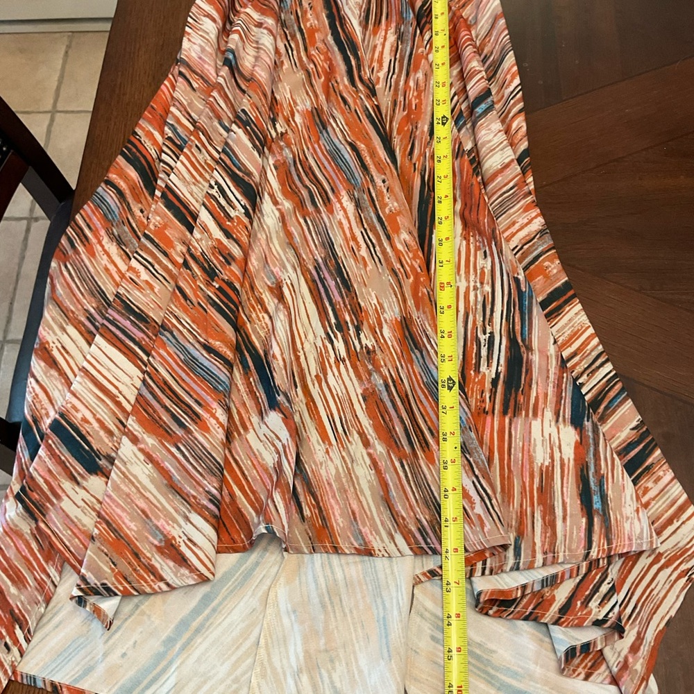 Soft Surroundings Multicolor Brushstroke Midi Dre… - image 6